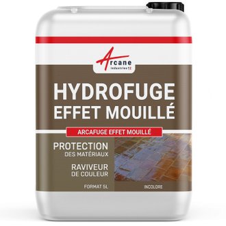 Hydrofuge Imperméabilisant Effet Mouillé - ARCAFUGE EFFET MOUILLÉ 5 L (jusqu a 50m²) -