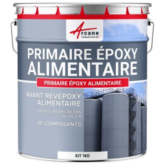 Primaire Epoxy pour contact Alimentaire - PRIMAIRE EPOXY ALIMENTAIRE Kit de 1 Kg -