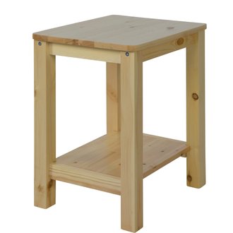 Table d'appoint table de chevet en bois hauteur 74 cm TABA06008