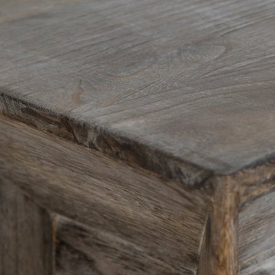 Tabouret table d'appoint cube table de chevet table basse en bois gris 38x40x40cm TABA06014 - TABA06014 - 3000898169602