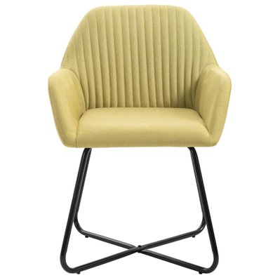 Lot de 2 chaises de salle à manger cuisine design moderne tissu vert CDS021115 - CDS021115 - 3001160399789