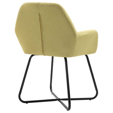 Lot de 2 chaises de salle à manger cuisine design moderne tissu vert CDS021115 - CDS021115 - 3001160399789