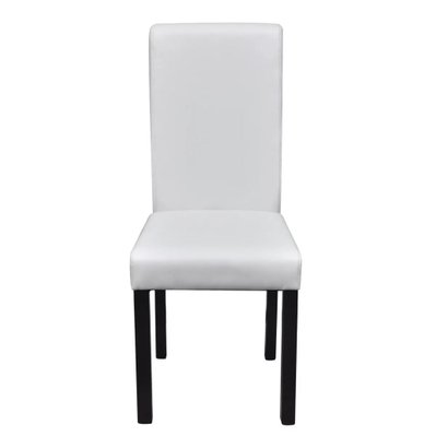 Lot de 4 chaises de salle à manger cuisine design moderne similicuir blanc CDS021248 - CDS021248 - 3001173699784