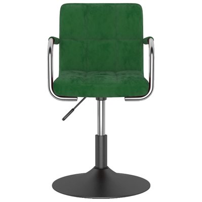 Lot de 2 chaises de salle à manger cuisine design moderne velours vert foncé CDS021084 - CDS021084 - 3001157299788