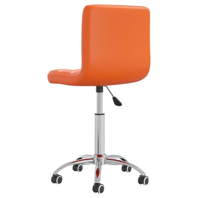 Lot de 2 chaises de salle à manger cuisine pivotantes design moderne similicuir orange CDS020930 - CDS020930 - 3001141799782