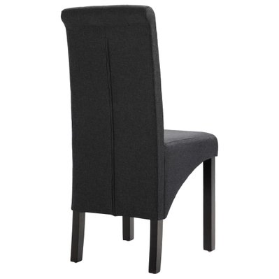Lot de 4 chaises de salle à manger cuisine design moderne tissu gris foncé CDS021188 - CDS021188 - 3001167699783