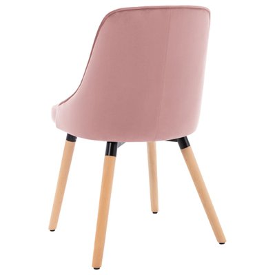 Lot de 2 chaises de salle à manger cuisine design moderne velours rose CDS020965 - CDS020965 - 3001145299783