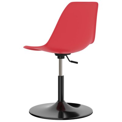 Lot de 2 chaises de salle à manger cuisine pivotantes design moderne PP rouge CDS020934 - CDS020934 - 3001142199789
