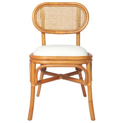 Lot de 2 chaises de salle à manger cuisine design rétro lin marron clair CDS020674 - CDS020674 - 3001114199786