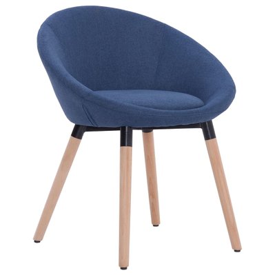 Lot de 2 chaises de salle à manger cuisine design contemporain tissu bleu CDS020230 - CDS020230 - 3001068299785