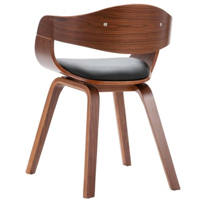 Lot de 6 chaises de salle à manger cuisine design intemporel bois courbé et similicuir CDS022233 - CDS022233 - 3000025161530