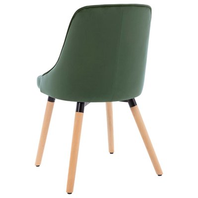 Lot de 6 chaises de salle à manger cuisine design moderne velours vert foncé CDS022892 - CDS022892 - 3000031861530