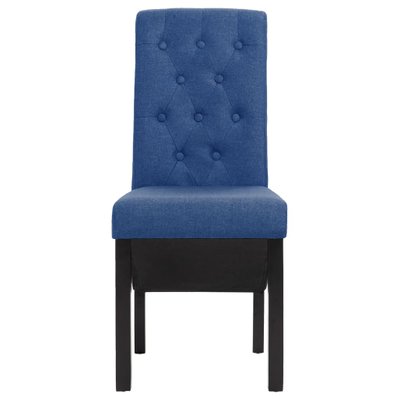 Lot de 2 chaises de salle à manger cuisine design classique tissu bleu CDS020234 - CDS020234 - 3001068699783