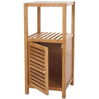 Etagère armoire meuble pour salle de bain en bambou 80x36x34cm SDB04021 - sdb04021 - 3000294046552