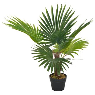Plante artificielle avec pot palmier vert 70 cm décoration intérieur DEC022037