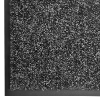 Paillasson lavable Anthracite 60x90 cm DEC023179 - DEC023179 - 3001217569608