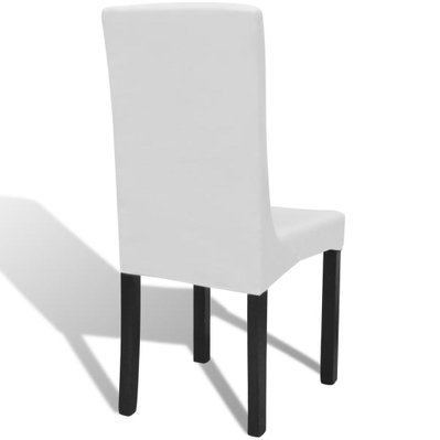6 housses de chaise dos droit extensibles blanches DEC022287 - DEC022287 - 3001307569600