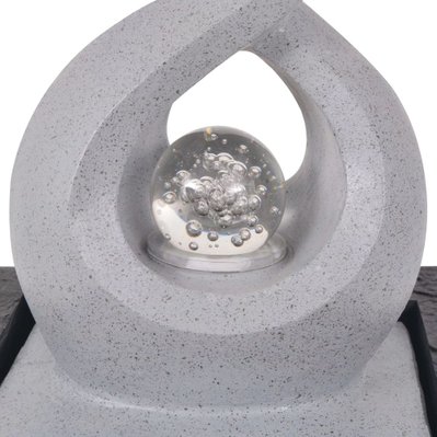Fontaine d'intérieur avec lampe LED Polyrésine 21,5x19x28 cm DEC020766 - DEC020766 - 3000059261305