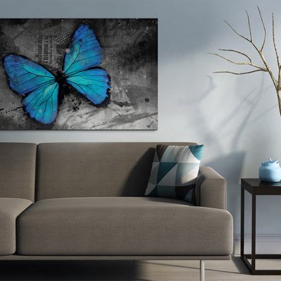 Tableau toile de décoration motif Etude d'un papillon 120x80cm DEC110598 - DEC110598 - 3001276743568
