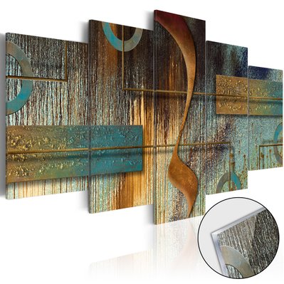 Tableaux en verre acrylique décoration murale motif Note exotique 100x50 cm TVA110046 - TVA110046 - 3001530669603