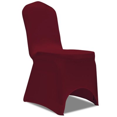 Housse de chaise extensible 100 pcs Bordeaux DEC022503 - DEC022503 - 3001285469602
