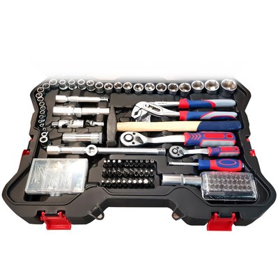 Coffret d'outils KraftMüller KM-CRV-256 Outils, Tournevis, Pince, Marteau, Clé, Qualité Acier en chrome vanadium - JM-AG-KM-256-CRV - 3701123999758