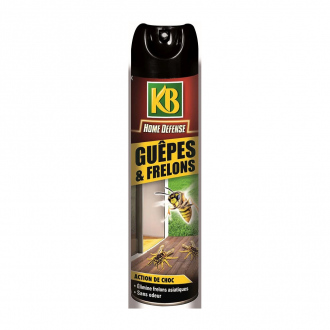 Insecticide spécial guêpes & frelons KB Home Defense - aérosol 400 ml