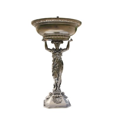 Fontaine cariatide vieux bronze DOMMARTIN H. 107cm x L. 65cm - 3559860012250 - 3559860012250