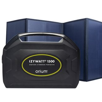 Pack station d'énergie IZYWATT 1500+ panneau 120W