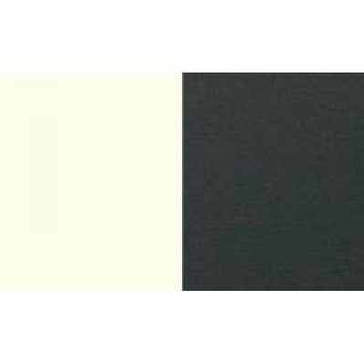 Lit gigogne VOLVERINE  blanc rechampis anthracite 90 x 200 cm - 20100867285 - 3663556263816