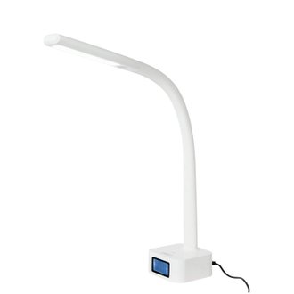 Lampe de bureau LED 8W Réglable avec port USB Blanc