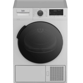 Sèche-linge pompe à chaleur avec condenseur 60cm 8kg blanc  - BEKO - dh8512ca0w