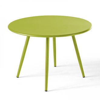 Palavas - Table basse acier vert