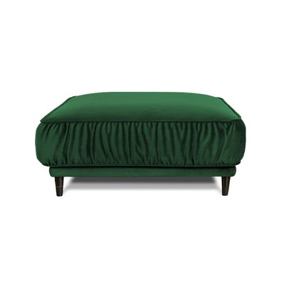 Pouf taille L Fiorenzo Velours Vert - 1CANBEL.BP.PIA.VE - 3701030505042