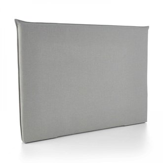Tête de lit en tissu gris clair 140 cm