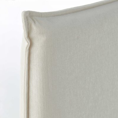 Tête de lit en tissu blanc 140 cm - 106814 - 5413181105627