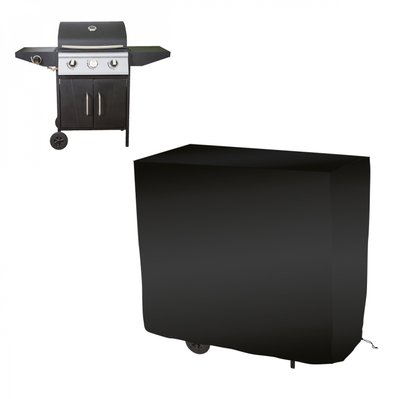 Bâche de protection barbecue imperméable, anti UV - 147 x 61 x 122 cm - Noir - EGK1650 - 3662348033811