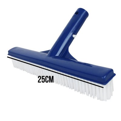 Tête de brosse paroi 25 cm bleu pour piscine adaptable sur manche standard ou télescopique - EGK912 - 3662348027995