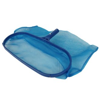 Tête d'épuisette de fond bleu pour piscine adaptable sur manche standard ou télescopique