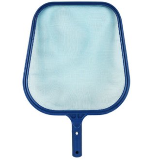 Tête d'épuisette de surface bleu pour piscine adaptable sur manche standard ou télescopique