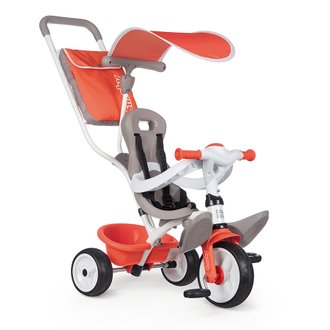 Tricycle enfant Baby Balade Rouge - Smoby