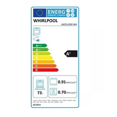 FOUR PYROLYSE ENCASTRABLE WHIRLPOOL AKZ96290WH - AKZ96290WH - 8003437833939