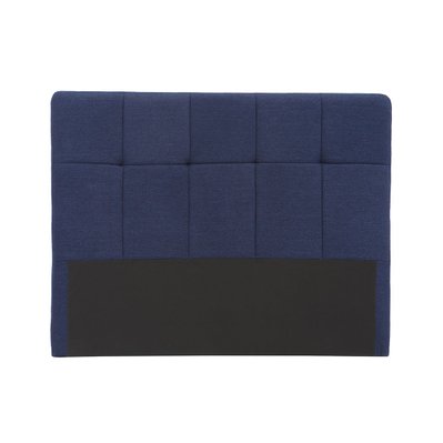 Tête de lit tissu bleu foncé 160 cm CLOVIS - 42681 - 3662275081213