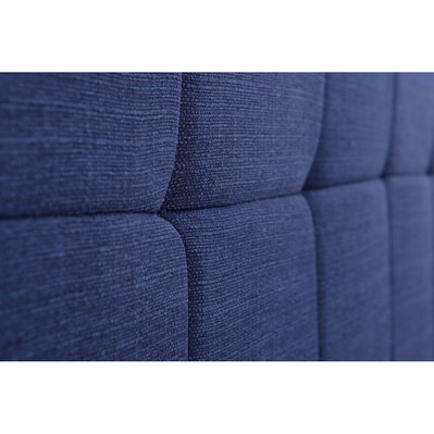 Tête de lit tissu bleu foncé 160 cm CLOVIS - 42681 - 3662275081213