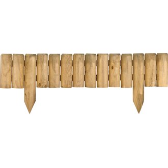 Bordure extérieure en bois QUEBEC - L100 x H20/35