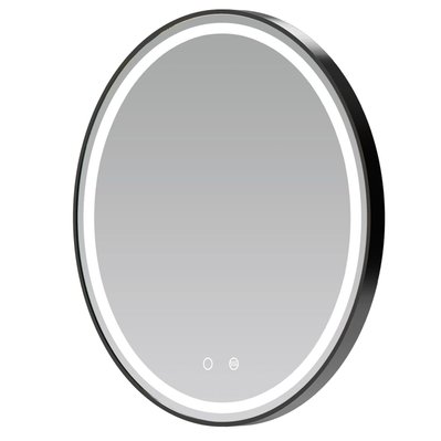 Miroir rond avec éclairage intégré, l.100 x H.100 cm - série Alemania - ALEM005/100NG - 8435668015004