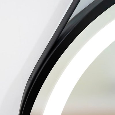 Miroir rond 60cm - Suspendu - série Kenia - KENI017/60NG - 8435668014274