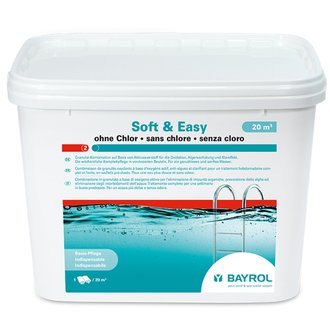 Traitement complet à l'oxygène actif 4.48kg  - BAYROL - soft & easy 20