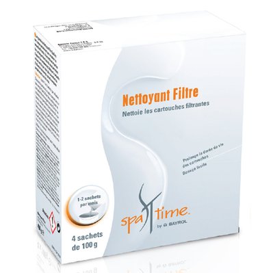 Nettoyant filtre poudre 400g pour spa  - BAYROL - 2296670 - 140985 - 4008367966706
