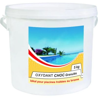 Oxydant choc granulés 5kg spécial brome  - NMP - oxydant choc - 163123 - 3661578034032